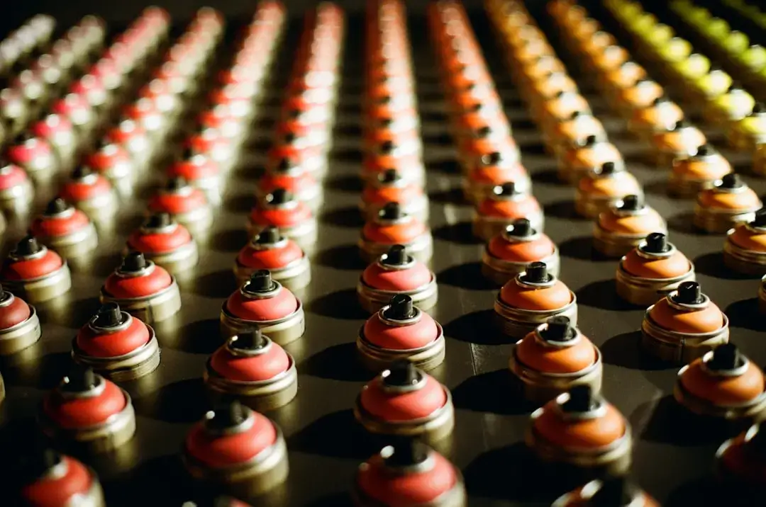 A detailed close-up showing the complex internal structure and layers of a lithium-ion battery cell.