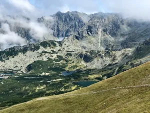 A beautiful view of the Tatra Mountains landscape in Bialka Tatrzanska, perfect for a family vacation with children.